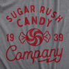 Youth Sugar Rush Candy Company T Shirt Funny Cute Sweet Treat Tee For Kids
