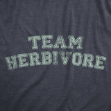 Mens Team Herbivore T Shirt Funny Vegetarian Vegan Lifestyle Tee For Guys