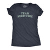 Womens Team Herbivore T Shirt Funny Vegetarian Vegan Lifestyle Tee For Ladies