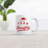 Team Naughty Mug Funny Xmas Santas Bad List Novelty Cup-11oz