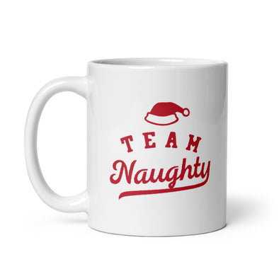 Team Naughty Mug Funny Xmas Santas Bad List Novelty Cup-11oz