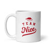 Team Nice Mug Funny Xmas Santas Good List Novelty Cup-11oz