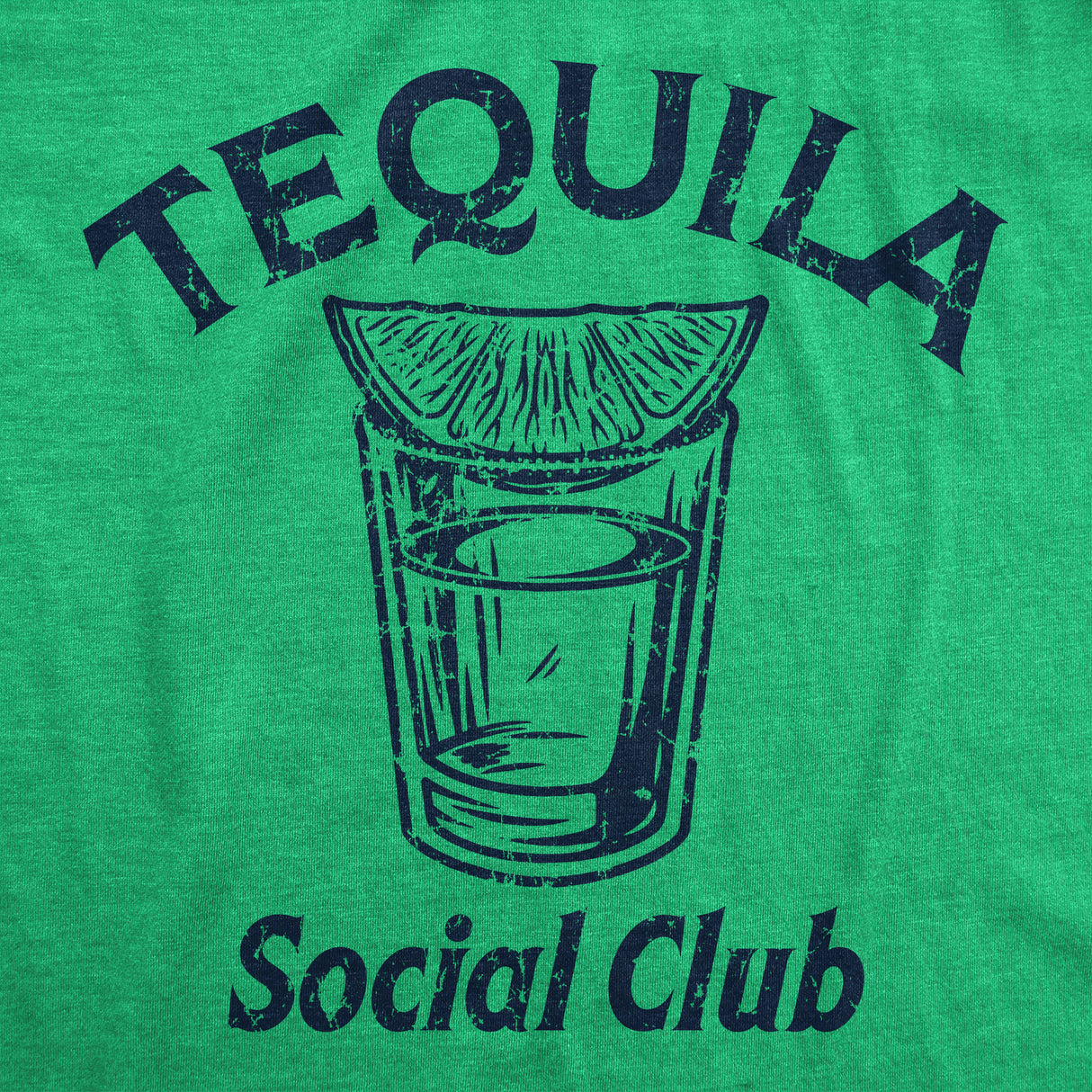 Mens Tequila Social Club T Shirt Funny Liquor Shot Drinking Lovers Tee For Guys