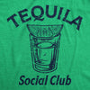 Womens Tequila Social Club T Shirt Funny Liquor Shot Drinking Lovers Tee For Ladies