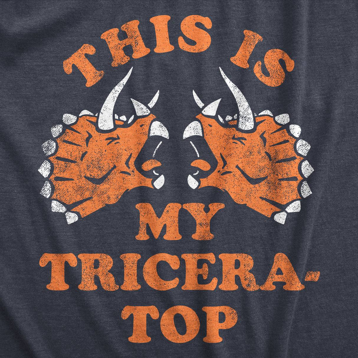 Mens This Is My Tricera Top T Shirt Funny Dinosaur Triceratops Joke Tee For Guys