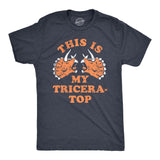 Mens This Is My Tricera Top T Shirt Funny Dinosaur Triceratops Joke Tee For Guys
