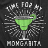 Womens Time For My Momgarita T Shirt Funny Mother's Day Gift Margarita Drinking Lovers Tee For Ladies