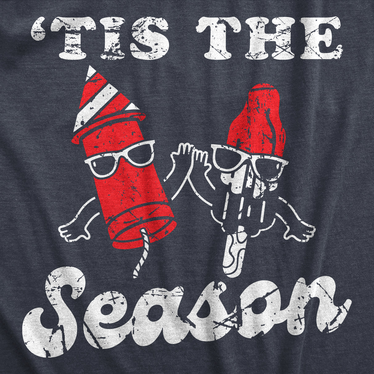 Womens Tis The Season Firecracker Popsicle T Shirt Funny Fourth Of July Party Fireworks Lovers Tee For Ladies