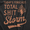 Todays Forecast Total Shit Storm Baby Bodysuit Funny Weather Poop Joke Jumper For Infants
