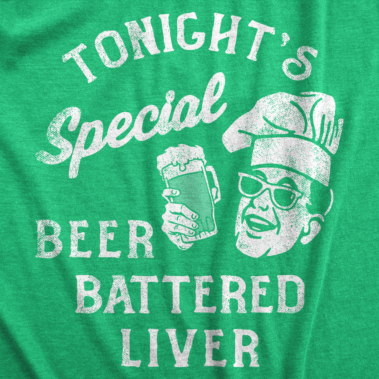 Mens Tonights Special Beer Battered Liver T Shirt Funny Drunk Alcoholics Beer Lovers Tee for Guys