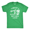 Mens Tonights Special Beer Battered Liver T Shirt Funny Drunk Alcoholics Beer Lovers Tee For Guys