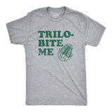 Mens Trilo Bite Me T Shirt Funny Rude Ancient Extinct Arthropod Joke Tee For Guys