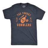 Mens The Turkey Gobblers All Stars T Shirt Funny Thanksgiving Dinner Baseball Team Tee For Guys