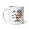 Van Gogh With The Flow Mug Funny Painter Vincent Artist Cup-11oz