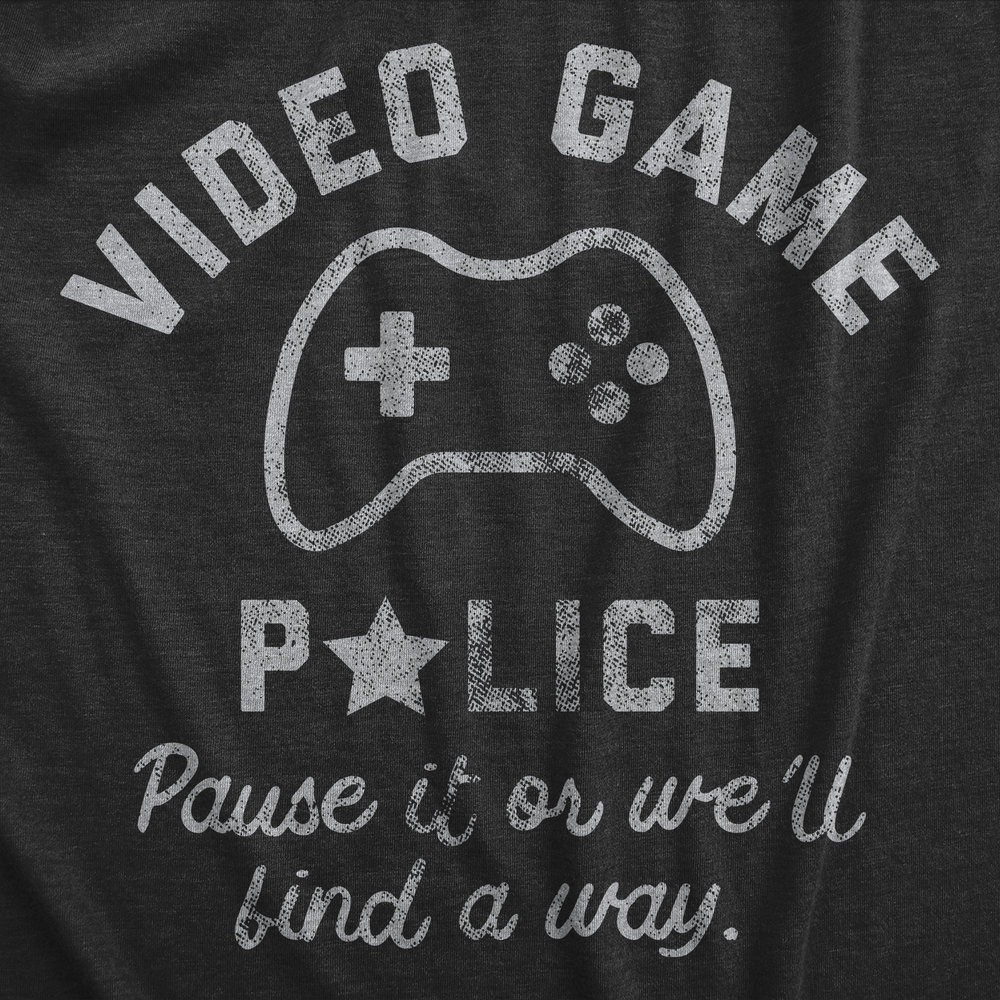 Womens Game Police T Shirt Funny
