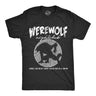 Mens Werewolf Nightclub T Shirt Funny Spooky Halloween Party Joke Tee For Guys