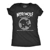 Womens Werewolf Nightclub T Shirt Funny Spooky Halloween Party Joke Tee For Ladies