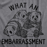 Mens What An Embarrasment T Shirt Funny Panda Bear Joke Tee For Guys