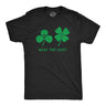 Mens Funny T Shirts What The Luck Sarcastic St Patricks Day Tee For Guys