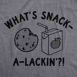 Youth Whats Snack A Lackin T Shirt Funny Snacktime Treat Tee For Kids