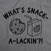 Youth Whats Snack A Lackin T Shirt Funny Snacktime Treat Tee For Kids