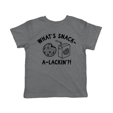 Toddler Whats Snack A Lackin T Shirt Funny Snacktime Treat Tee For Young Kids
