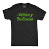 Mens Whiskey Business Funny Drinking T Shirt St Patricks Day Tee For Guys