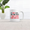 My Wife Says I Have Two Faults Tshirt I Dont Listen And Something Mug Funny Married Novelty Cup-11oz