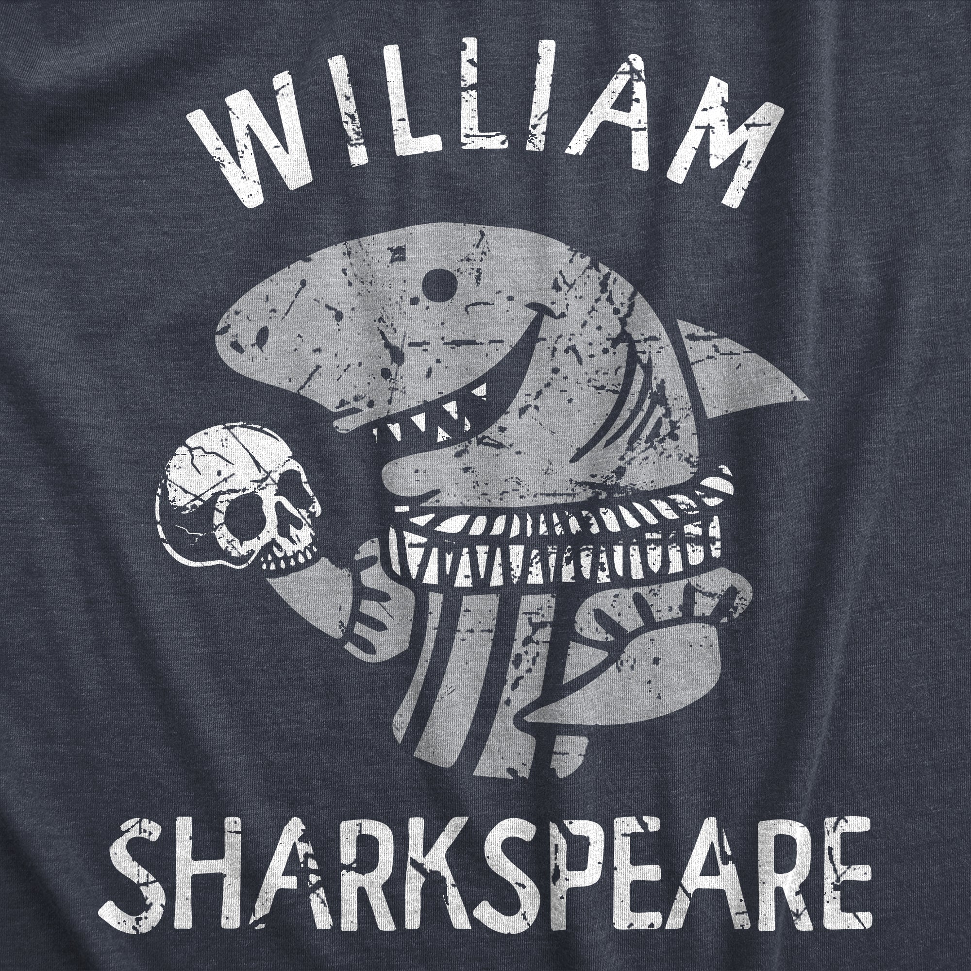 Mens William Sharkspeare T Shirt Funny Shark Week Shakespeare Joke Tee –  Nerdy Shirts