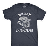 Mens William Sharkspeare T Shirt Funny Shark Week Shakespeare Joke Tee For Guys