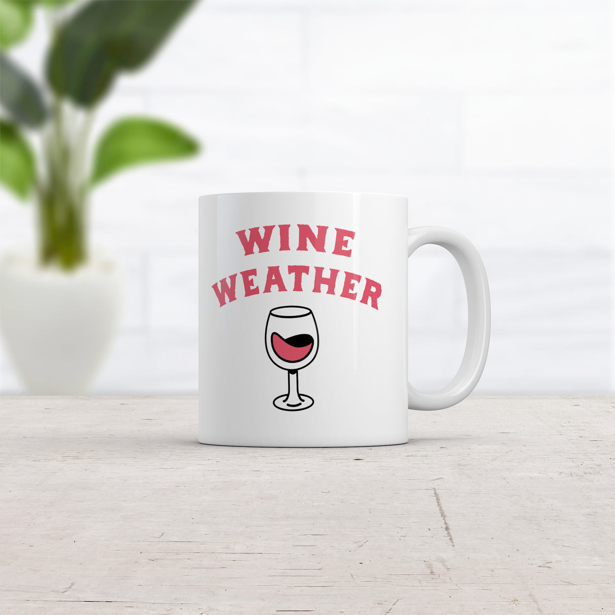 Wine Weather Mug Funny Red White Winery Lovers Novelty Cup-11oz