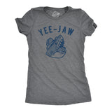 Womens Yee Jaw T Shirt Funny Southern Saying Shark Joke Tee For Ladies