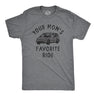 Mens Your Moms Favorite Ride T Shirt Funny Mini Van Mom Joke Tee For Guys