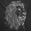 Mens 3D Lion T Shirt Funny Awesome Three Dimension Majestic Lions Tee For Guys