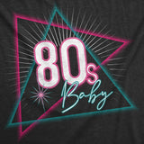 Womens Funny T Shirts 80s Baby Retro Graphic Tee For Ladies