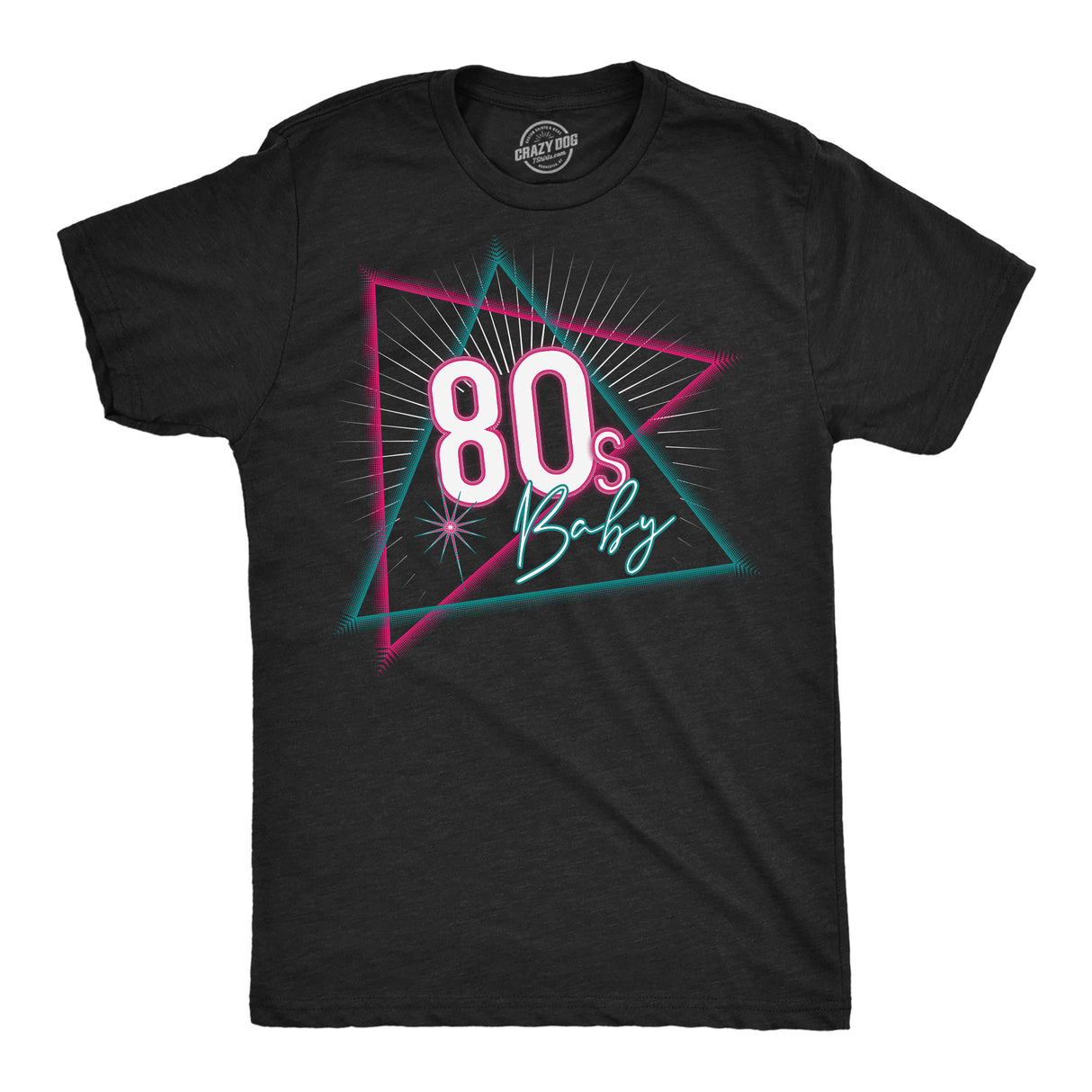 Mens Funny T Shirts 80s Baby Retro Graphic Tee For Men