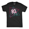 Mens Funny T Shirts 80s Baby Retro Graphic Tee For Men