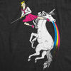 Womens Badass Barbara Funny T Shirt Unicorn Graphic Tee For Ladies