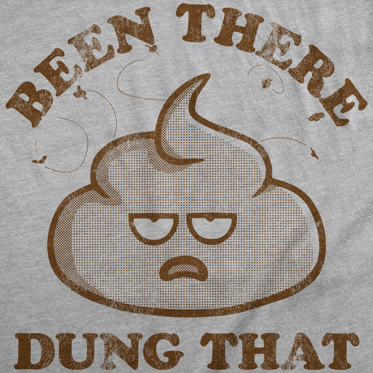 Womens Funny T Shirts Been There Dung That Sarcastic Poop Graphic Novelty Tee For Ladies