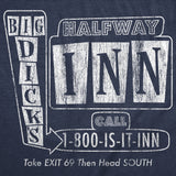 Mens Funny T Shirts Big Dicks Halfway Inn Sarcastic Sex Graphic Novelty Tee for Men