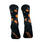 Women's Black Cat Pumpkin Socks Funny Cute Halloween Graphic Footwear