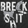 Mens Funny T Shirts Break Shit Sarcastic Cat Tees For Men