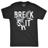 Mens Funny T Shirts Break Shit Sarcastic Cat Tees For Men