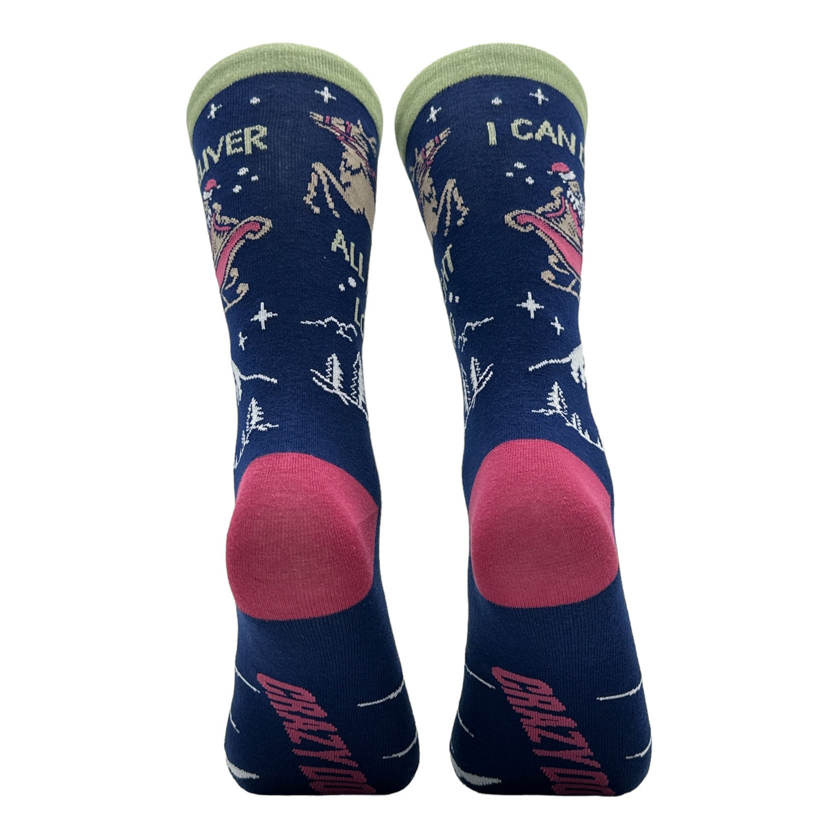 Men's I Can Deliver All Night Long Socks Funny Sarcastic Christmas Novelty Footwear