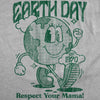 Womens Earth Day Respect Your Mama Funny T Shirts Sarcastic Tee For Ladies