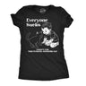 Womens Funny T Shirts Everyone Sucks Except For This Fucking Awesome Cat Sarcastic Kitten Lovers Tee For Ladies