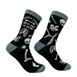 Women's Everything Hurts And Im Dying Socks Funny Sarcastic Skeleton Graphic Footwear