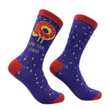 Women's Find Your Center Socks Funny Sarcastic Donut Graphic Footwear