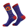 Women's Find Your Center Socks Funny Sarcastic Donut Graphic Footwear