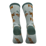 Men's Fuckin Fossil Socks Funny Sarcastic Dinosaur Graphic Novelty Footwear